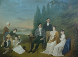 obitelj Pejacevic u perivoju virovitickog dvorca